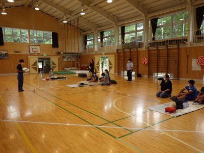 救急法講習会、花火教室　２.JPG